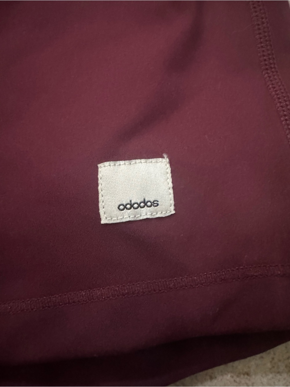 ODODOS Burgundy Athletic Tennis Running Skort Skirt Size Small - Picture 7 of 8